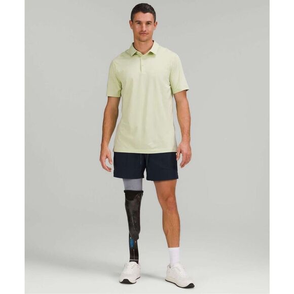 Lululemon Evolution Short Sleeve Polo Shirt Creamy Mint Size M - Picture 4 of 11